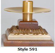 ZZ591 Candlestick Made in USA by FC Ziegler #591