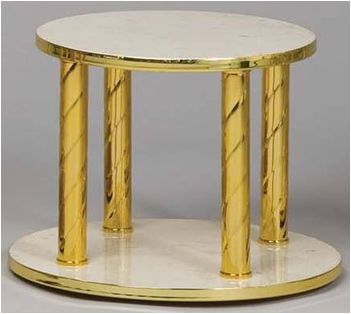 ZZ953 Round Thabor Table Made in USA by FC Ziegler #953